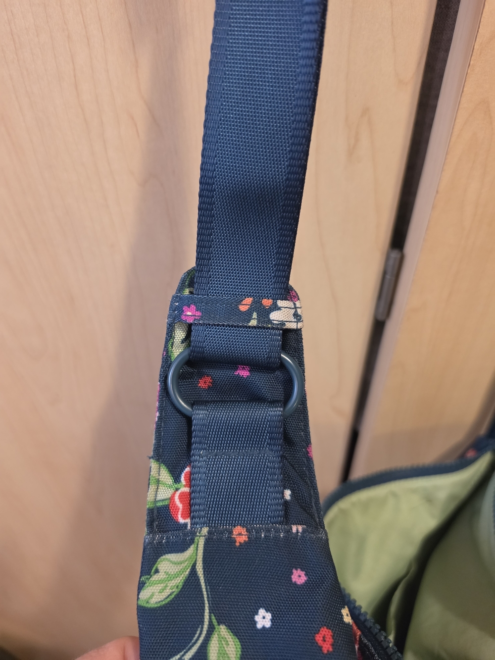 Vera Bradley Navy Floral Crossbody Bag - Picture 4 of 6